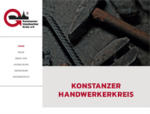Tablet Screenshot of konstanzer-handwerkerkreis.de